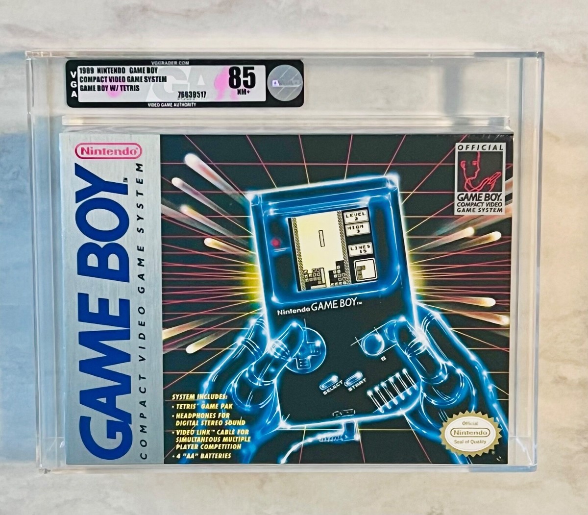Nintendo Game Boy First Handheld NES System Gray Sealed Rated 85