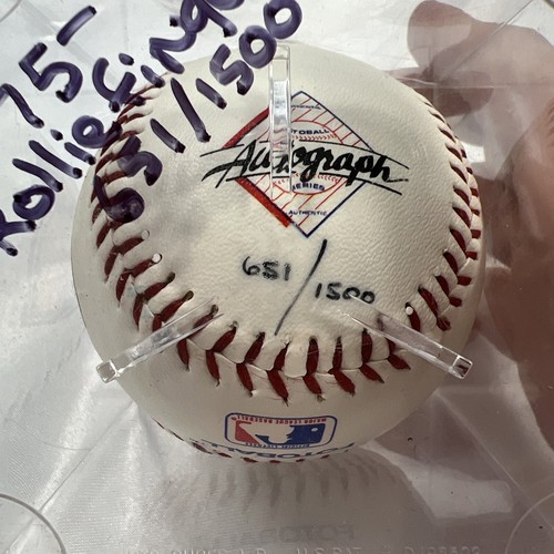signed baseball autographed baseball Rollie Fingers 651/1500 - Picture 9 of 10