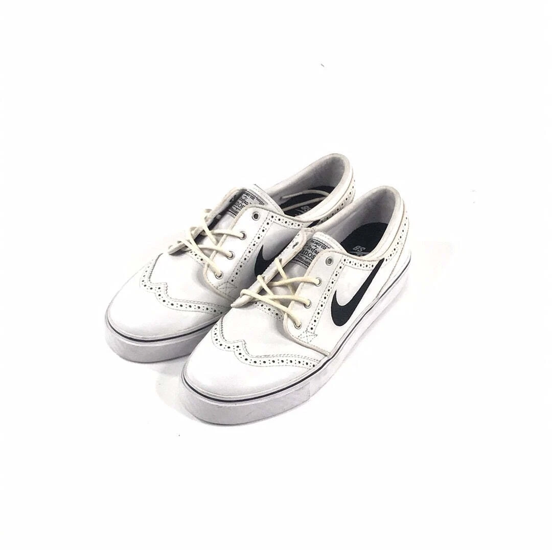 Nike Zoom Stefan Janoski White/Black Leather U.S. Mens Size 7 530093 Shoes | eBay