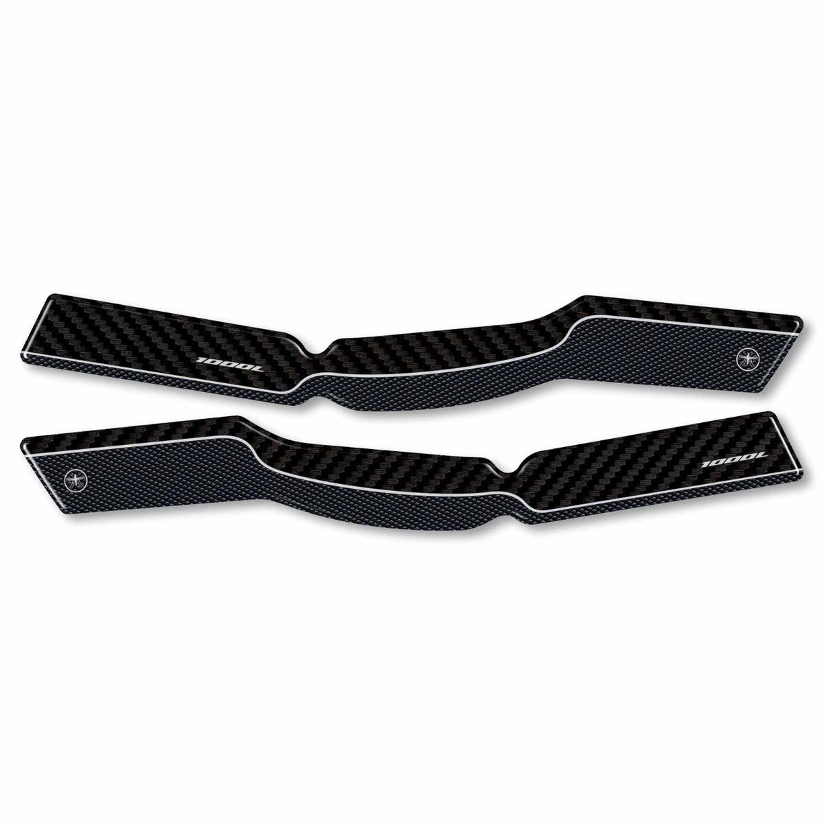 2 Stickers Resin Gel 3D for Hand Guards Compatible Motorcycle