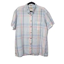 Vintage Fox Collection 70s 80s Rockabilly Hippie Groovy Button Pastel Shirt