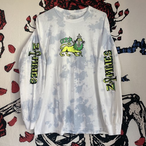 Camicia manica lunga FBZ Flatbush Zombies Tie Dye Jah Lion Ankh Hip Hop ScHoolboy Q - Foto 2 di 4