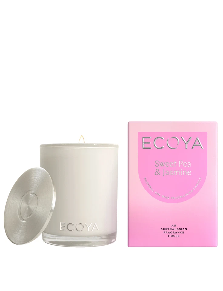 ECOYA Sweet Pea & Jasmine Madison Candle