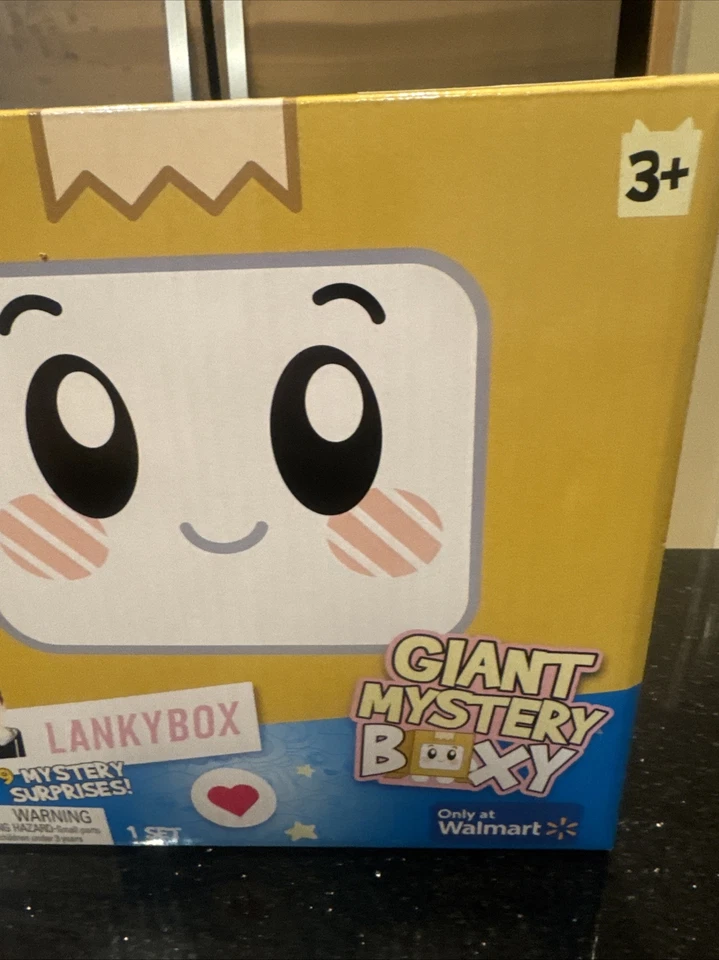 NEW! Lankybox GIANT MYSTERY BOXY 9 Surprises Squishy Plush Figures Stickers 2024 - Image 4 of 4