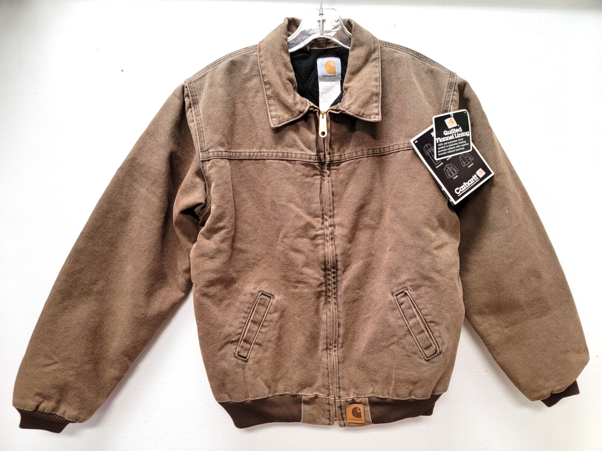 Vintage Carhartt Santa Fe Quilt Lined Jacket Youth XL Y02 Vintage Carhartt Santa Fe Quilt Lined Jacket Youth XL Y02
