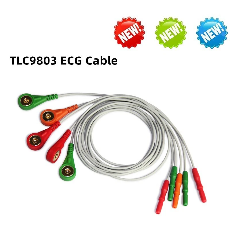 CONTEC Cavo ECG a 5 derivazioni for Holter ECG TLC9803 TLC5007