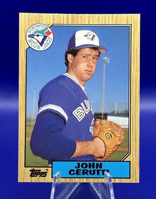 1987 Topps Tiffany JOHN CERUTTI #557 Toronto Blue Jays