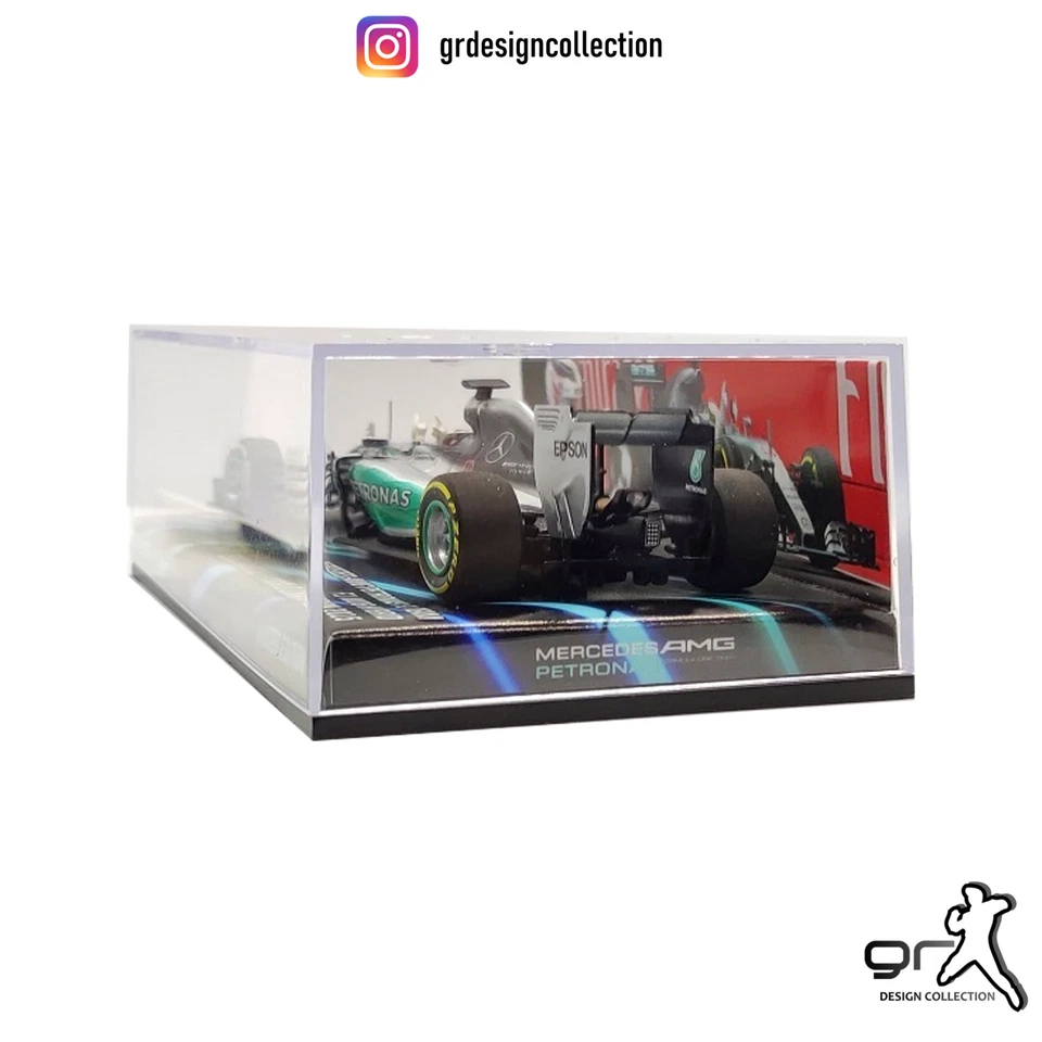 Lewis Hamilton - Mercedes W06 - F1 World Champion 2015 / Minichamps / 1:43 - Immagine 4 di 4