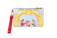 Versace X Disney Cinderella Mice Printed Leat...