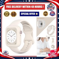 Apple Watch Silicone Bumper Case 38-49mm Protective Cover Series 4-11