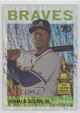 2021 Topps All-Star Rookie Cup Base Image Holofractor 54/99 Ronald Acuna Jr 6ns