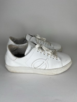 Loci Nine Low-Top Court Sneakers Shoes Lace Up Casual Women's 38 US 7 White