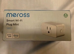 Prise Connectée Extérieure Meross Smart WiFi MSS630, 3 Prises, Compatible Alexa/Google