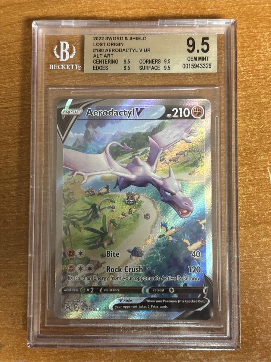 Aerodactyl V (Alternate Full Art) 180/196 Swsh11: Lost Origin Holo