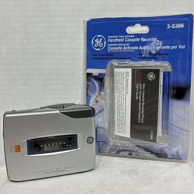VTG 2003 GE Automatic Voice Activated Handheld Cassette Recorder 3-5366