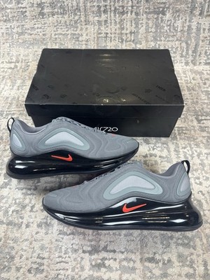 Größe 10   Nike Air Max 720 Cool Grey Bright Crimson Black CK0897 001