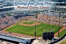 JARRY PARK Montreal, Quebec, Canada MODERN Postcard Baseball Stadium Expos B699
