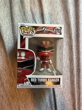 Funko POP! Figura Vinilo Televisión Power Rangers Turbo Rojo Turbo Ranger #1713