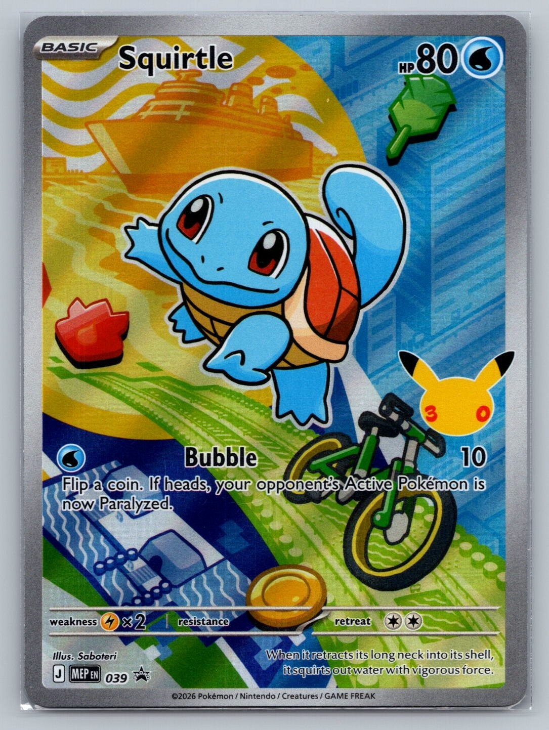 Pokémon TCG Pokémon Squirtle Squirtle Promo Holo #039