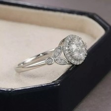 1,60 kt Lab Created runder Diamant Verlobungs...
