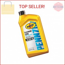 Pennzoil Platinum Euro Full Synthetic 5W-40 Motor Oil, 1 Quart 67.64 per gallon