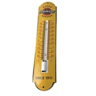 Vintage Chevrolet Sign - Super Service Gas Pump Sign on Porcelain Thermometer