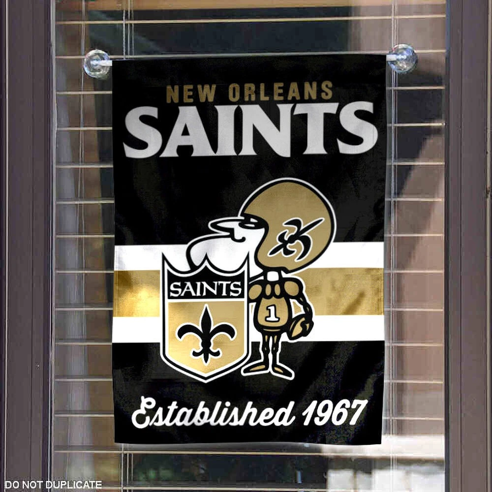 New Orleans Saints Throwback Retro Vintage  Garden Yard Banner Flag
