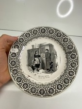 Assiette parlante Sarreguemine