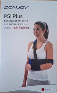 beidseitige SCHULTERGELENKORTHESE zur Immobilisierung nach Gilchrist Gr L