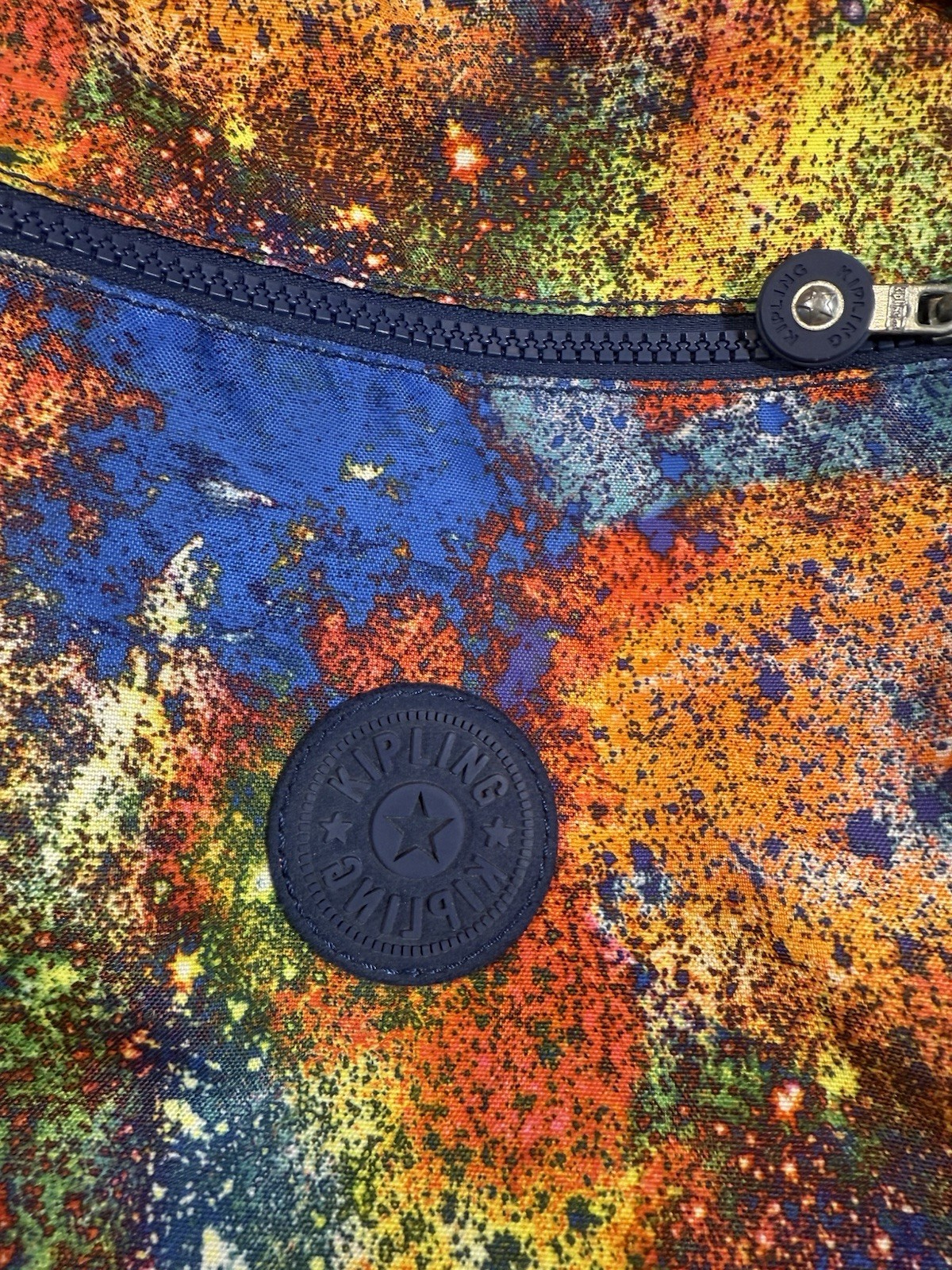 Kipling Seoul Go Large Backpack Wavepool Splash M… - image 2