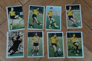 8 x orig. sign. Sicker Asse 1968 nicht Bergmann Alemannia Aachen