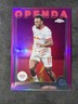 2024-25 Topps Chrome Uefa Club Competitions Lois Openda #20 Pink Refractor /250