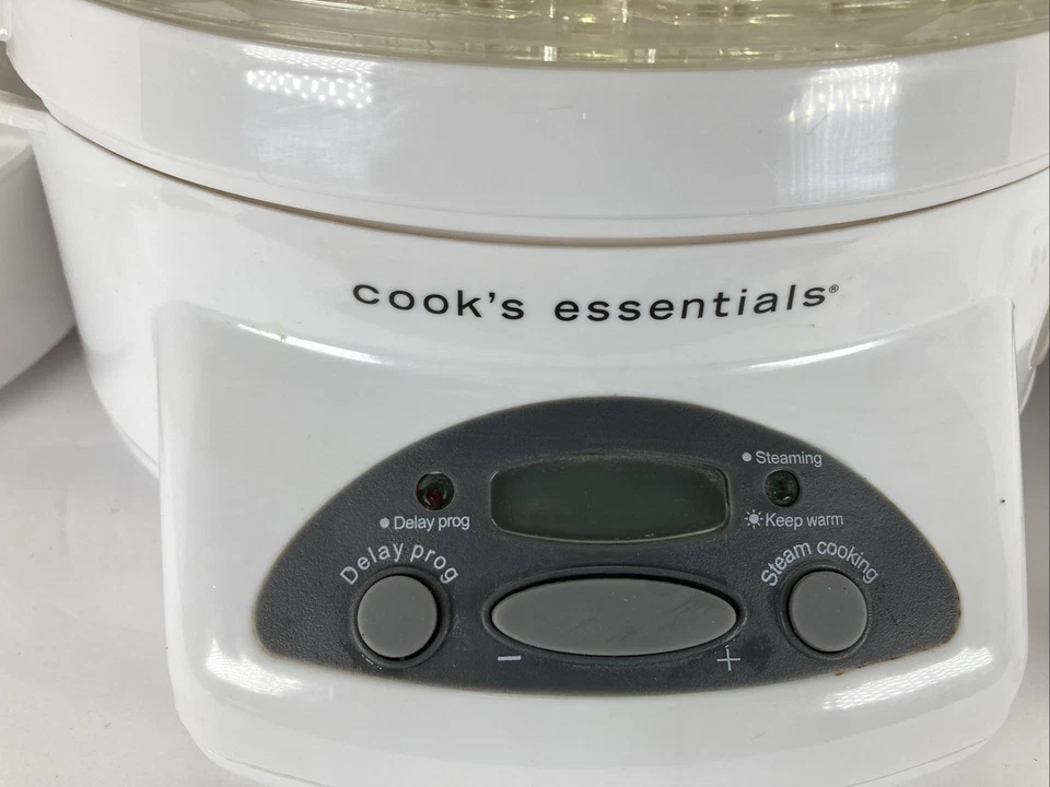 Cook's Essentials Modelo 97500 Vaporizador Digital 3 Niveles con Arroz Con Manual Foto 2 de 4