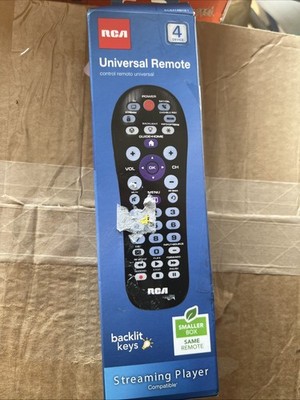 RCA RCR414BHZ 4-Device Universal Remote Control