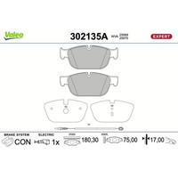 Valeo 302135A Bremsbelagsatz FüR Peugeot Citroen DS 508 RCZ 407 308 DS4 C5 DS5
