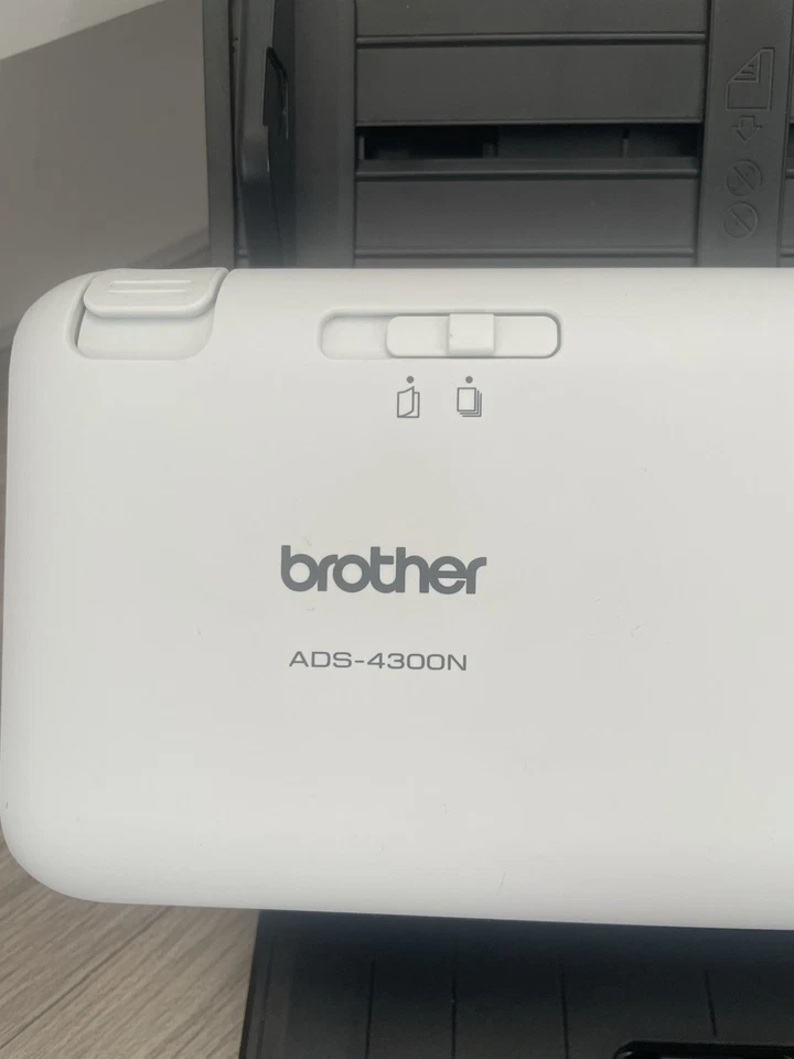 Brother ADS-4300N A4 USB / LAN Scanner   Duplex with both trays, PSU and USB - Image 4 of 4