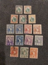 Gwatemala stare znaczki partia klasyczna kolekcja centavos]