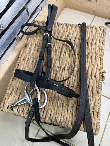 A Vintage Mecate Snaffle Bridle Set – Buckaroo Leather Products