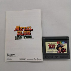 SNK Metal Slug First Mission Neo Geo CD Software