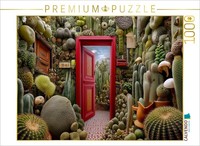Calvendo Puzzle Secret Door In The Cactus Forest | 1000 Pieces, Finished Size 25