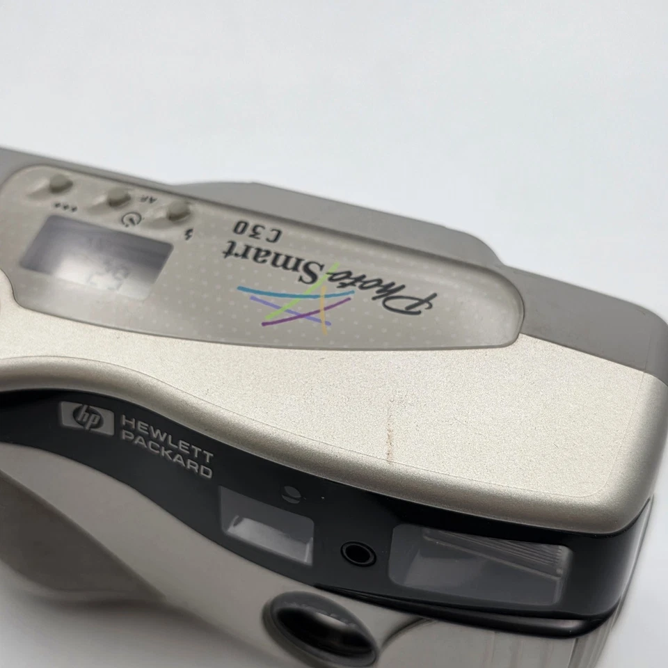 HP Photosmart C30 Vintage 90s Digital Camera Working With 8MB CF Card Retro - Image 3 of 4