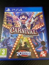 Carnival Games PS4 PlayStation 4 Mint Disc Condition Works Perfectly