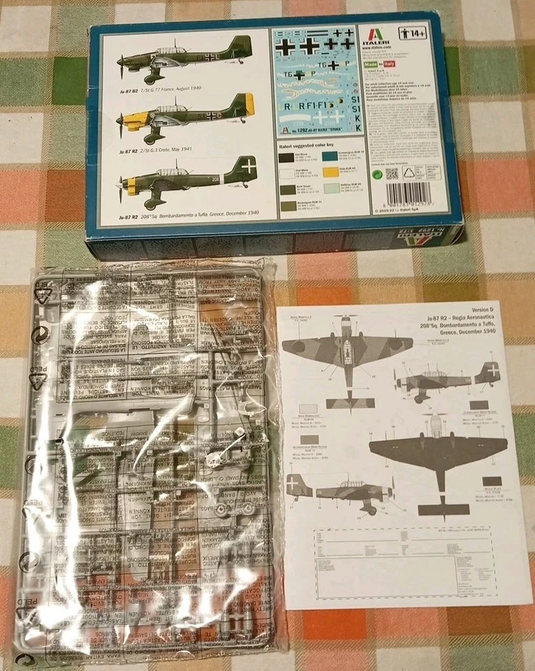 1/72 Junkers Ju-87 B2/R2 Italeri - Immagine 2 di 2