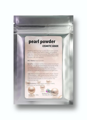 Pure Pearl Powder DIY Cosmetic Grade Pearl Powder for Face, Making Face Mask, Cr