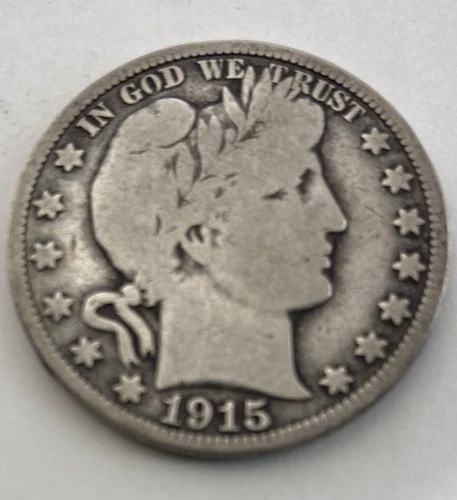 1915-S Barber Half Dollar