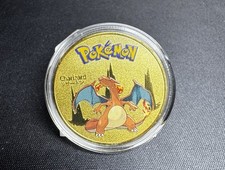 Pokemon Charizard Collectible Coin - Gold Metal Medallion