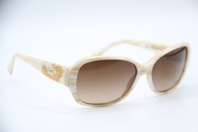 NEW COACH HC8011B (L022 REESE) 5005/13 (IVORY/CREAM) GRADIENT SUNGLASSES 57-15