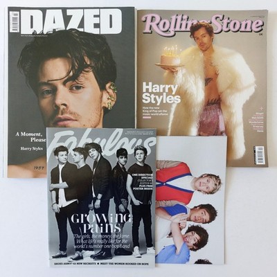 HARRY STYLES - 3 x Magazine Bundle 1D (Rolling Stone/Dazed & Confused/Fabulous)