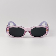 Versace KIDS Sunglasses Trans Lavender Grey Rectangle VK4429U 552687 BRAND NEW
