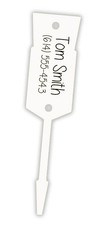 Large Arrow Key Tags/ID Tags Light Weight Economy Tags - Size: 5" x 1 3/16" ...